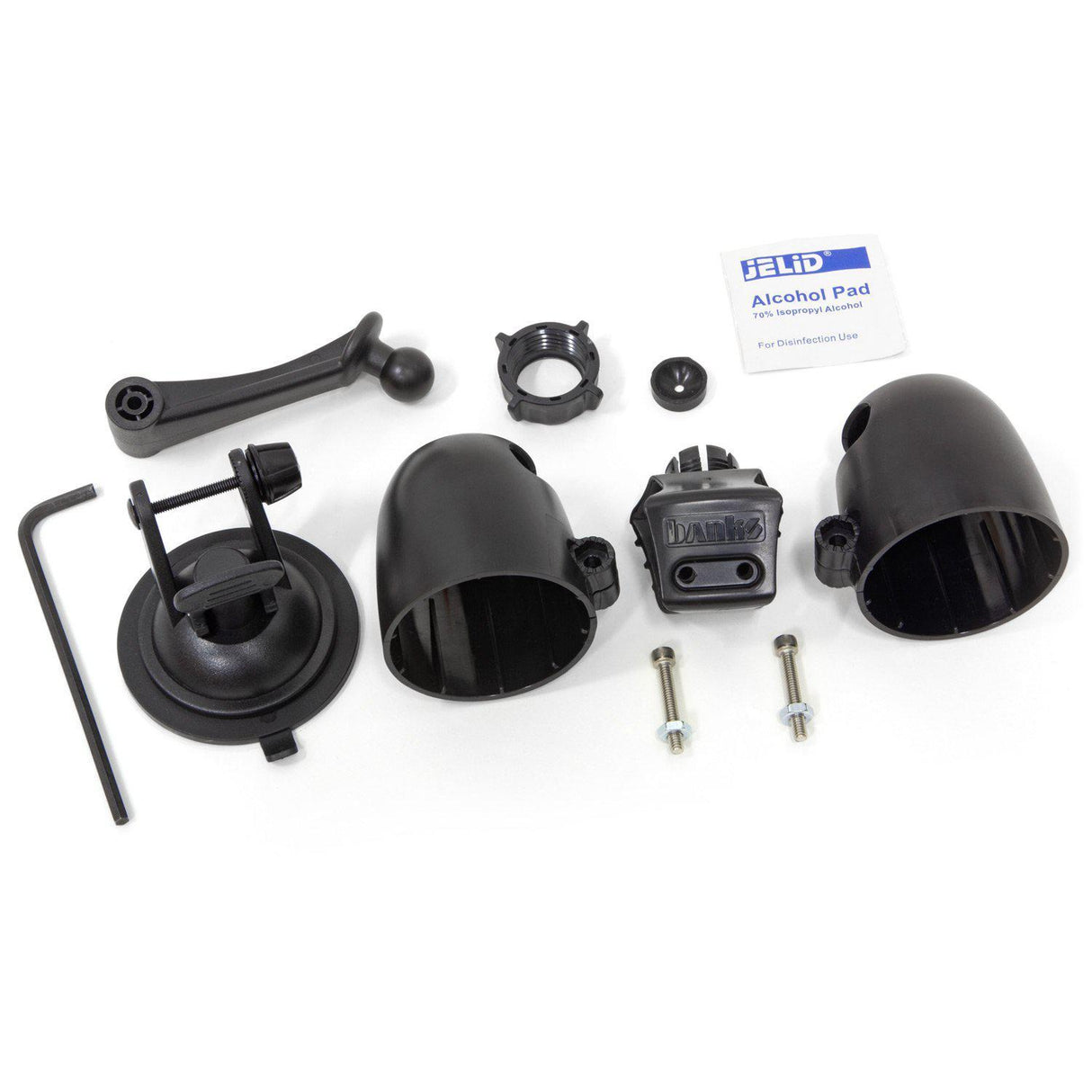 Universal Dual Gauge Pod Suction Mount (63344)-Gauge Pod-Banks Power-Dirty Diesel Customs