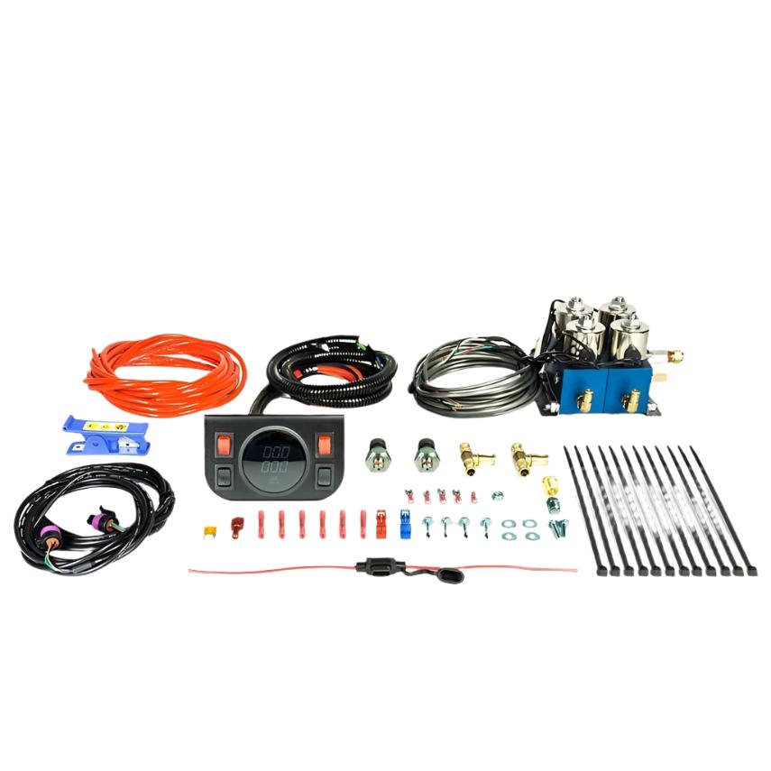 Universal Electrical In-Cab Control Kit w/ Digital Gauge (HP10261)-In-Cab Control Kit-PACBRAKE-Dirty Diesel Customs