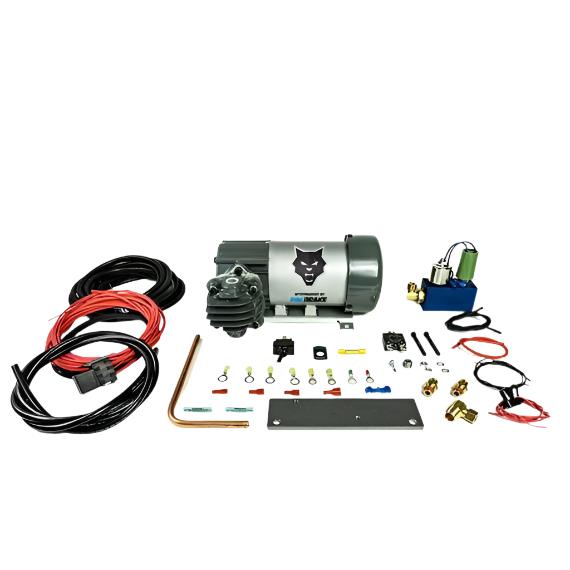 Universal HP625 HD 12V Horizontal Air Compressor Kit w/ Unloader Block & Harness (HP10628)-Air Compressor-PACBRAKE-Dirty Diesel Customs