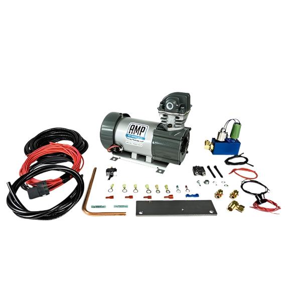 Universal HP625 Series 12V HD Vertical Air Compressor Kit w/ Unloader Block & Harness (HP10629)-Air Compressor-PACBRAKE-Dirty Diesel Customs