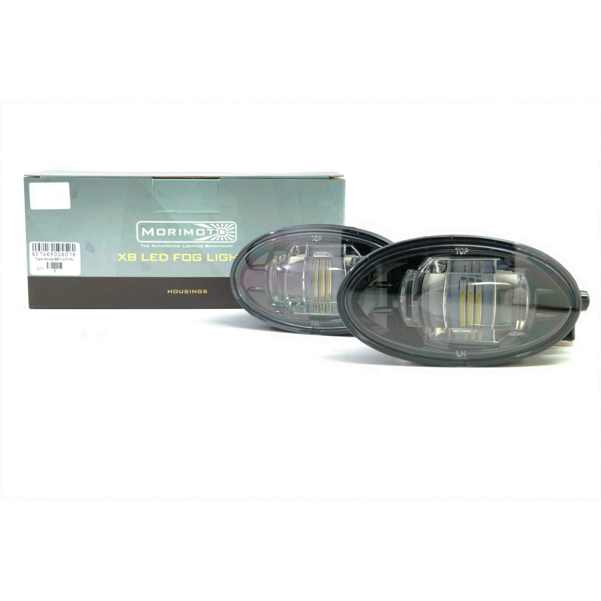 Universal Honda XB LED Black Fog Light (LF170)-Fog Lights-Morimoto-Dirty Diesel Customs