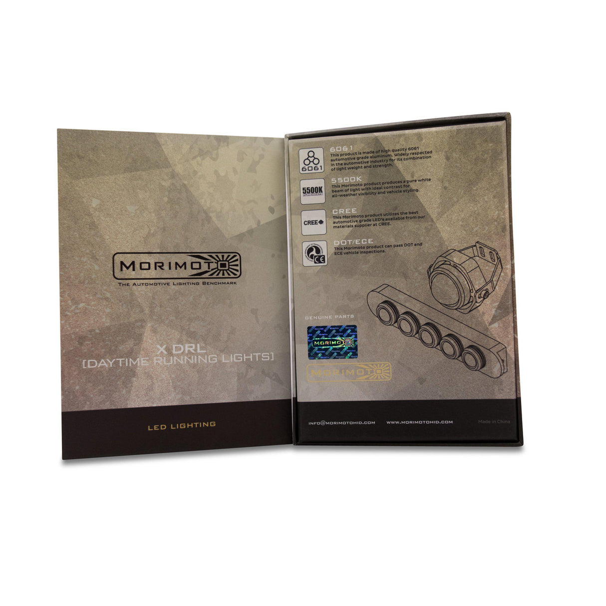 Universal LED DRL Set (LED330)-DRL-Morimoto-Dirty Diesel Customs