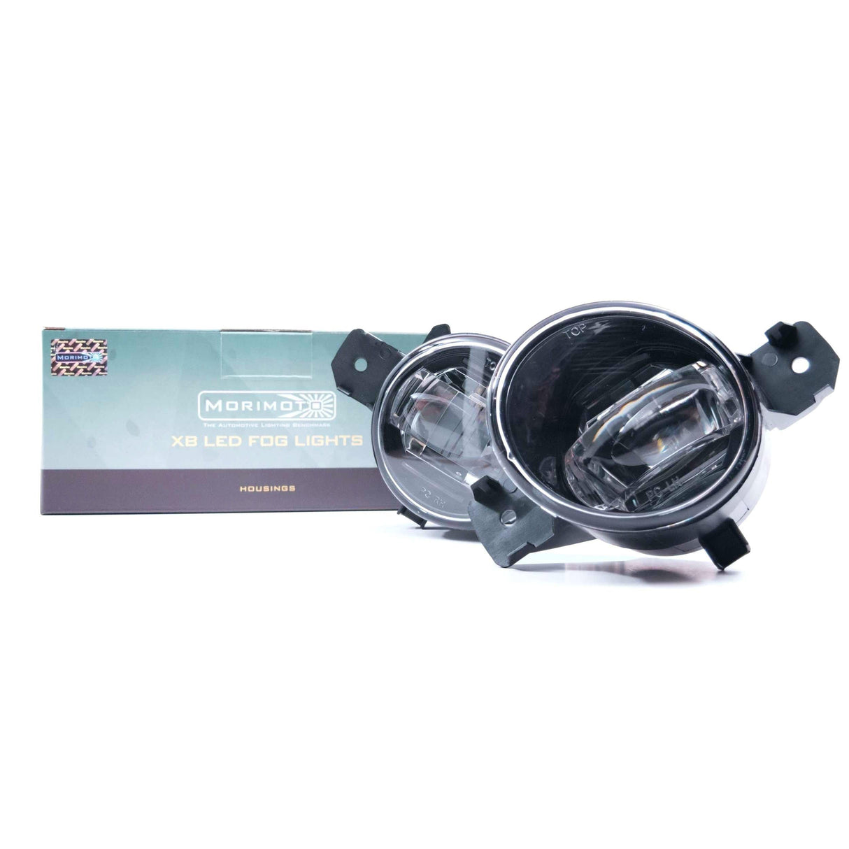 Universal Nissan XB LED Black Fog Lights (LF190)-Fog Lights-Morimoto-Dirty Diesel Customs