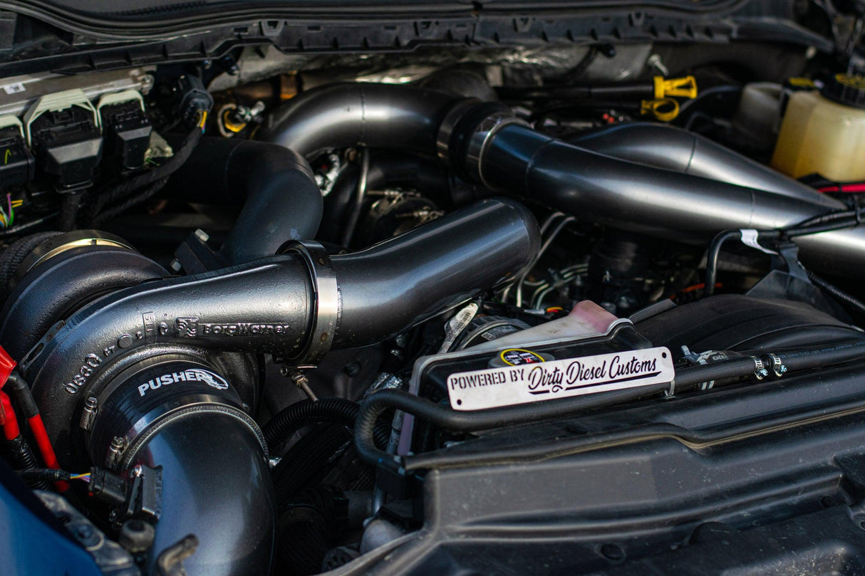 Universal Powered By Dirty Engine Placard-Dress Up-Dirty Diesel Customs-Dirty Diesel Customs