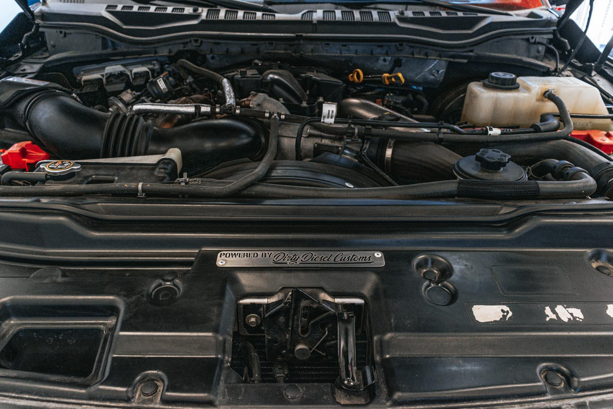 Universal Powered By Dirty Engine Placard-Dress Up-Dirty Diesel Customs-Dirty Diesel Customs