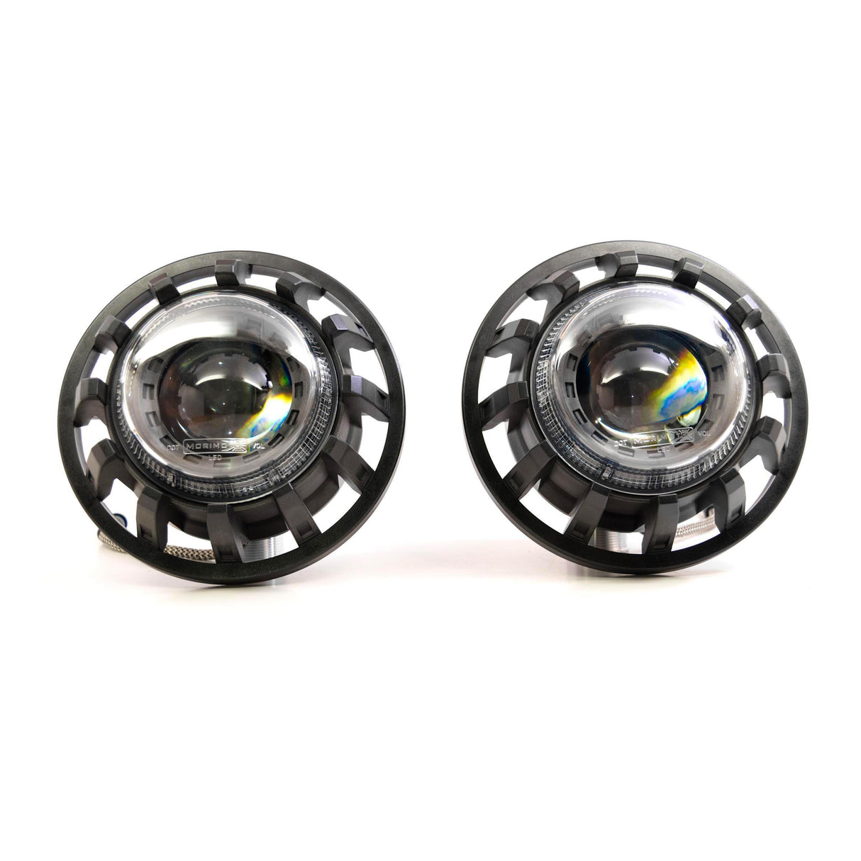 Universal Round Black Sealed Bi-LED 7" (LF354)-LED Bulb-Morimoto-Dirty Diesel Customs
