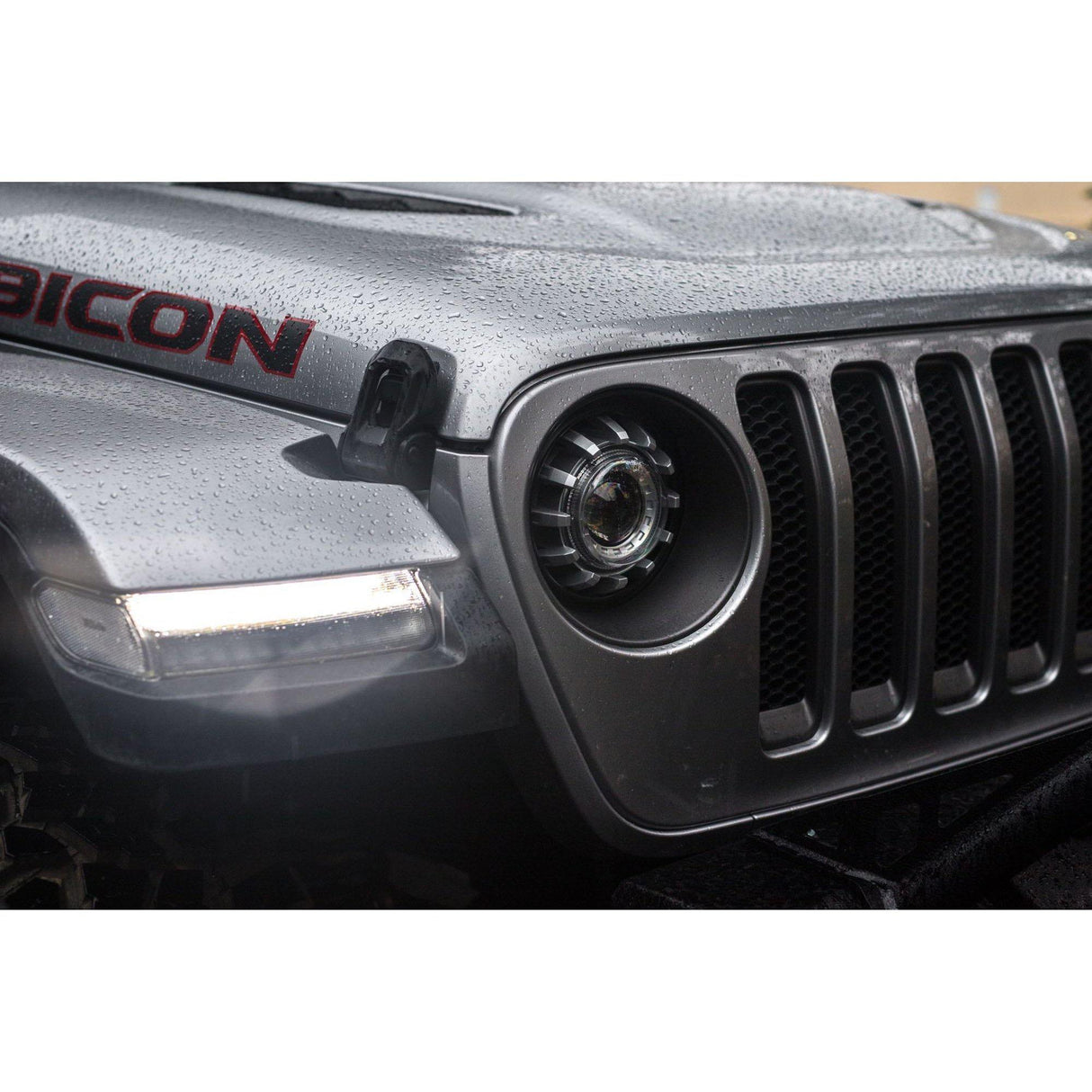 Universal Round Black Sealed Bi-LED 7" (LF354)-LED Bulb-Morimoto-Dirty Diesel Customs