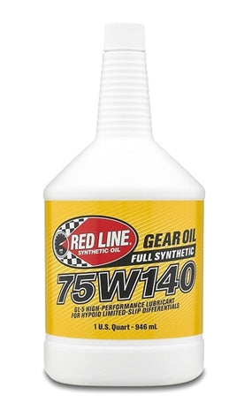 Red Line 75W140 Synthetic GL-5 Differential Gear Oil - 1 Quart (57914)