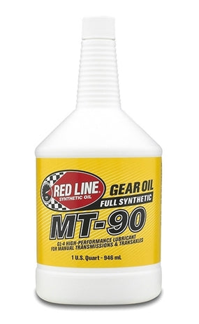 Red Line MT-90 75W90 Manual Transmission Gear Oil GL-4 - 1 Quart (50304)