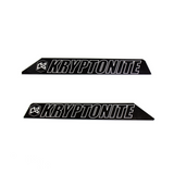 Universal Kryptonite Upper Control Arm Logo Plates - Control Arm Logo Plates - KRYPTONITE - Dirty Diesel Customs