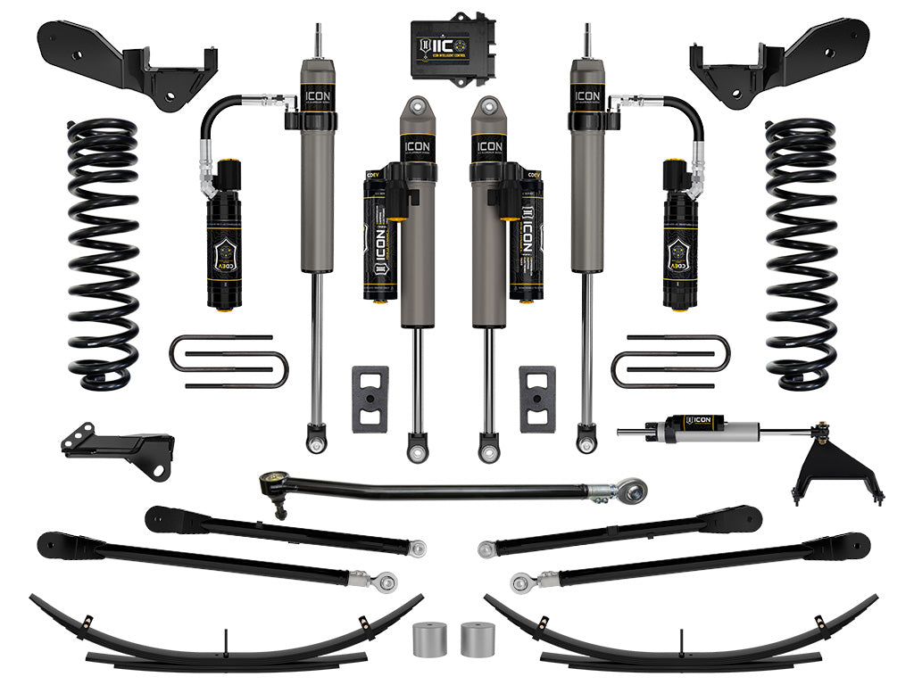 2023-2025 Powerstroke ICON 2.5 Front and Rear Lift Kit (ICOK65919L)