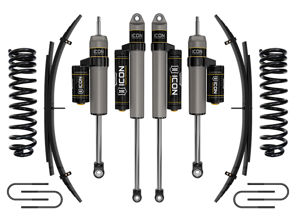 2008-2010 Powerstroke ICON 2.5 Front and Rear Lift Kit (ICOK62573)