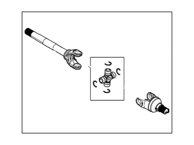 2005-2010 Powerstroke LH Inner Axle Shaft