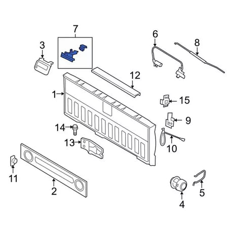 1999-2016 Powerstroke w/ Lock Tailgate Latch