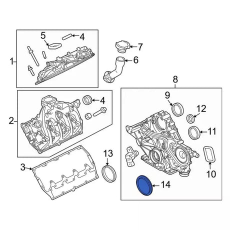 2020-2026 Powerstroke Front Main Seal
