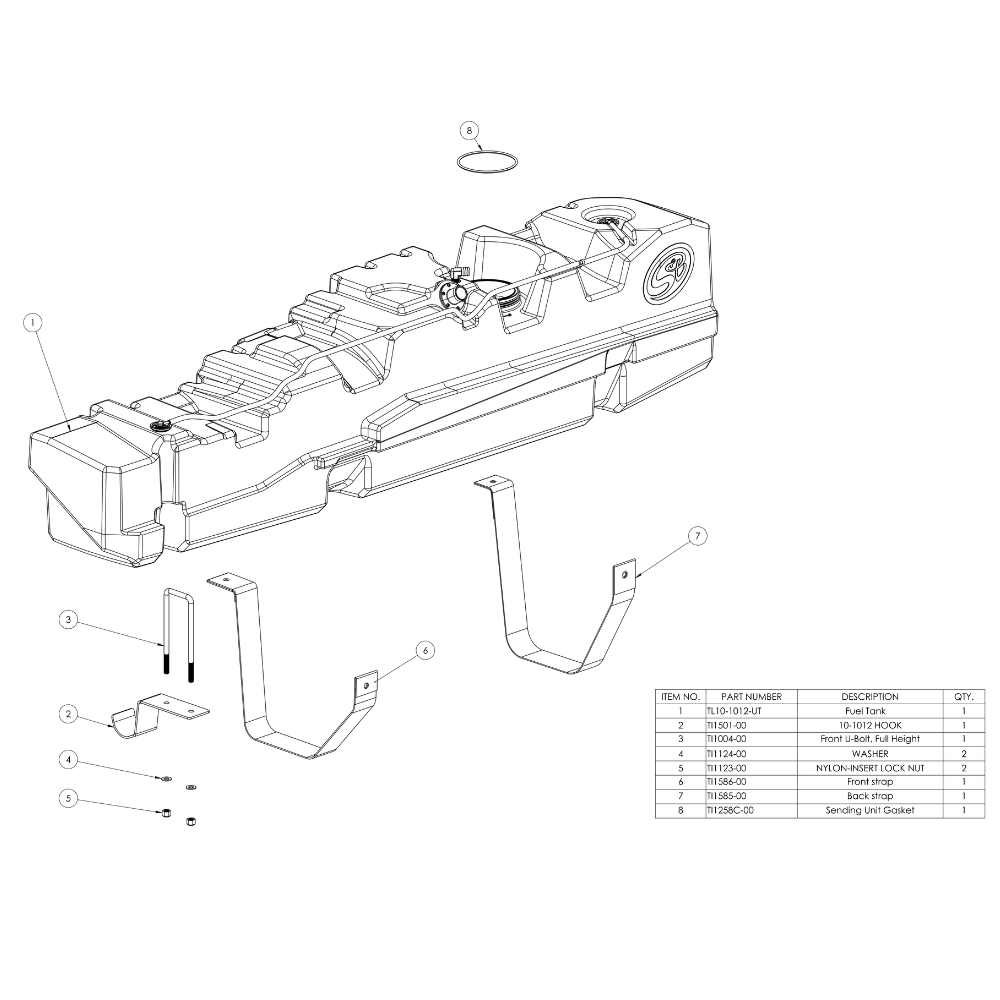 1999-2010 Powerstroke S&B 60 Gallon Fuel Tank (CC/EC-LB)