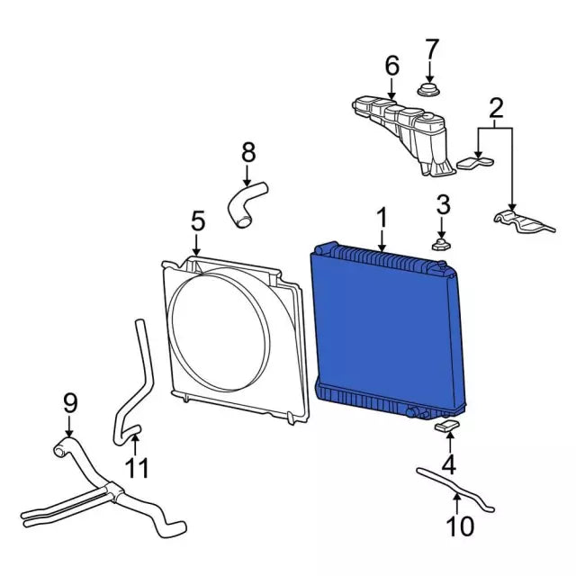 1999-2003 Powerstroke Radiator