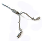 2009-2013 GM 5.3L Exhaust System Cat-Back 2.5" w/tips - Pol/Pol (117033030)