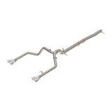 2023-2025 3.0L Duramax Exh Kit 4" DPF-Back Dual Tip - Polished Tips / Raw Tubes (117160030)