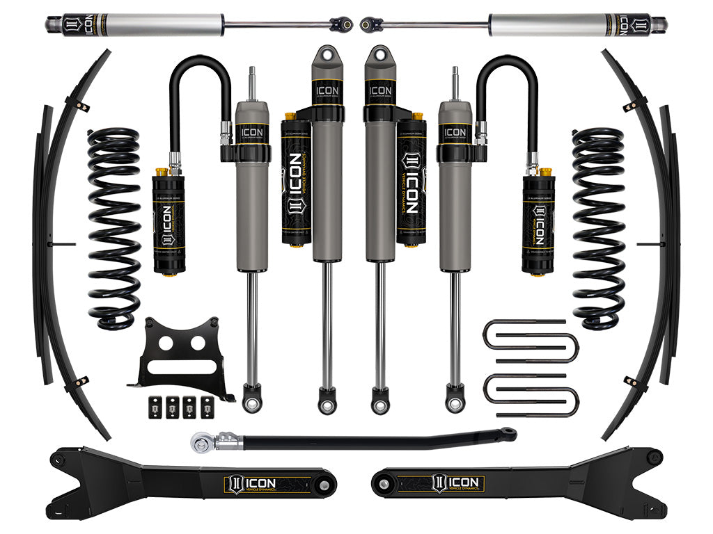 2008-2010 Powerstroke ICON 2.5 Front and Rear Lift Kit (ICOK62586)