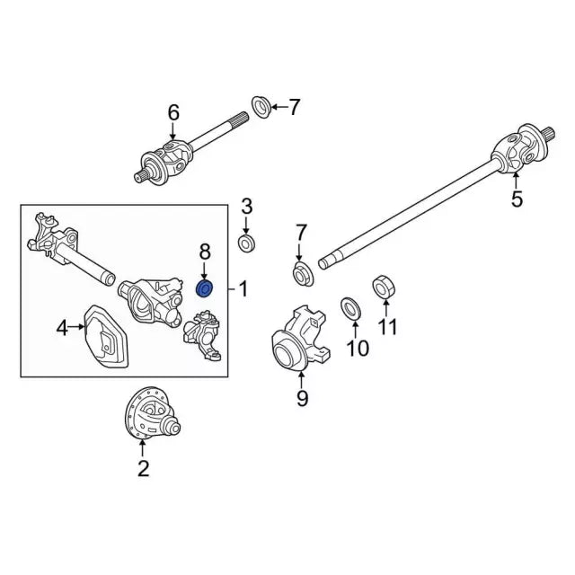 2005-2026 Powerstroke FR Inner Axle Seal