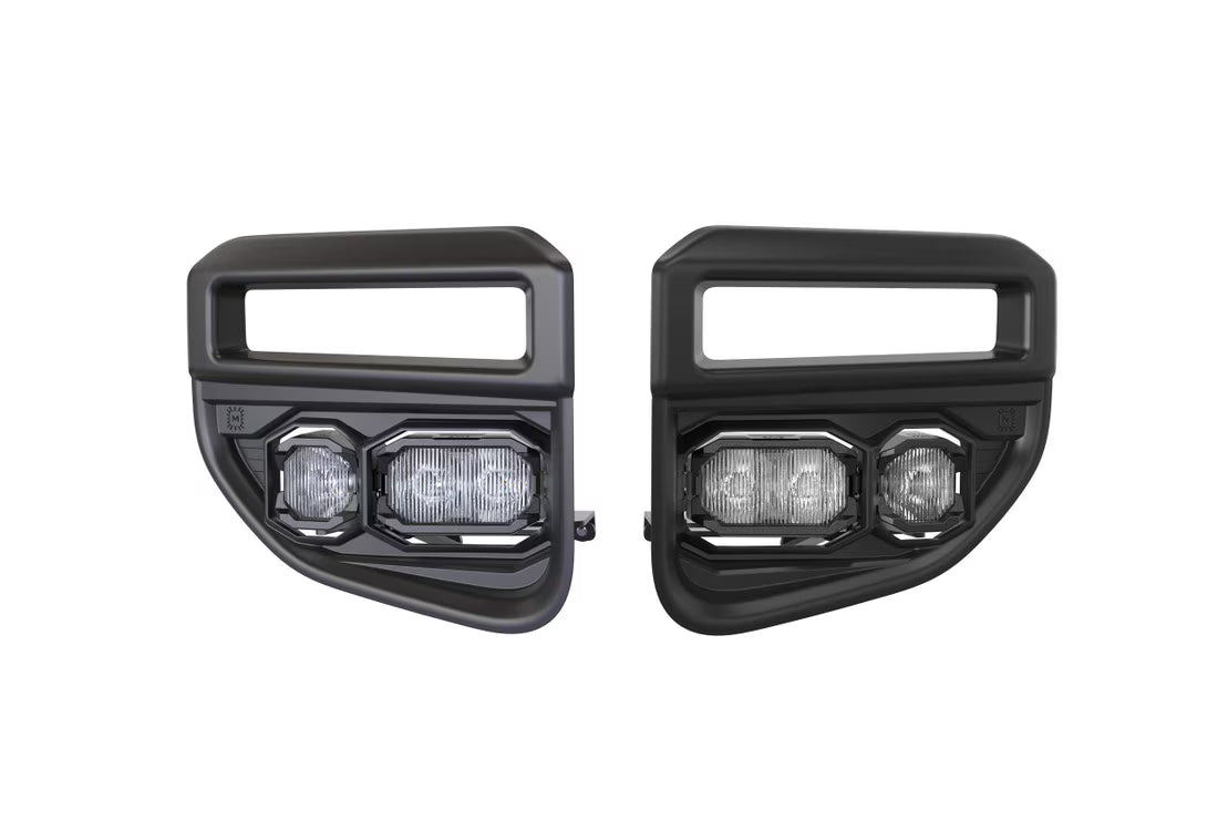 2020-2022 Powerstroke Banger LED Fog Lights Brackets/Hardware (BAF256)