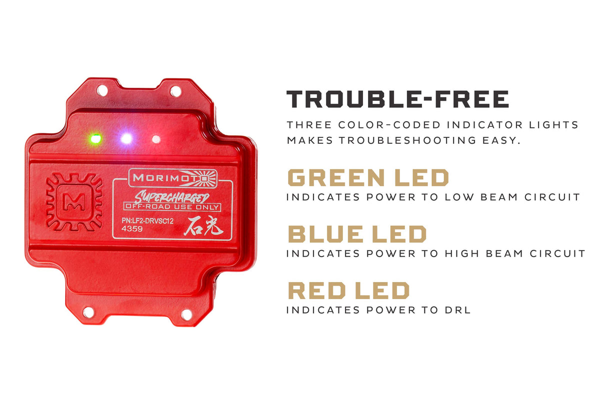 2009-2014 Ford F-150 Morimoto Supercharged Drivers (LF2-DRVSC12)