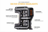 2017-2019 Powerstroke XB Evo Hybrid LED Headlights (LF2-503Y)