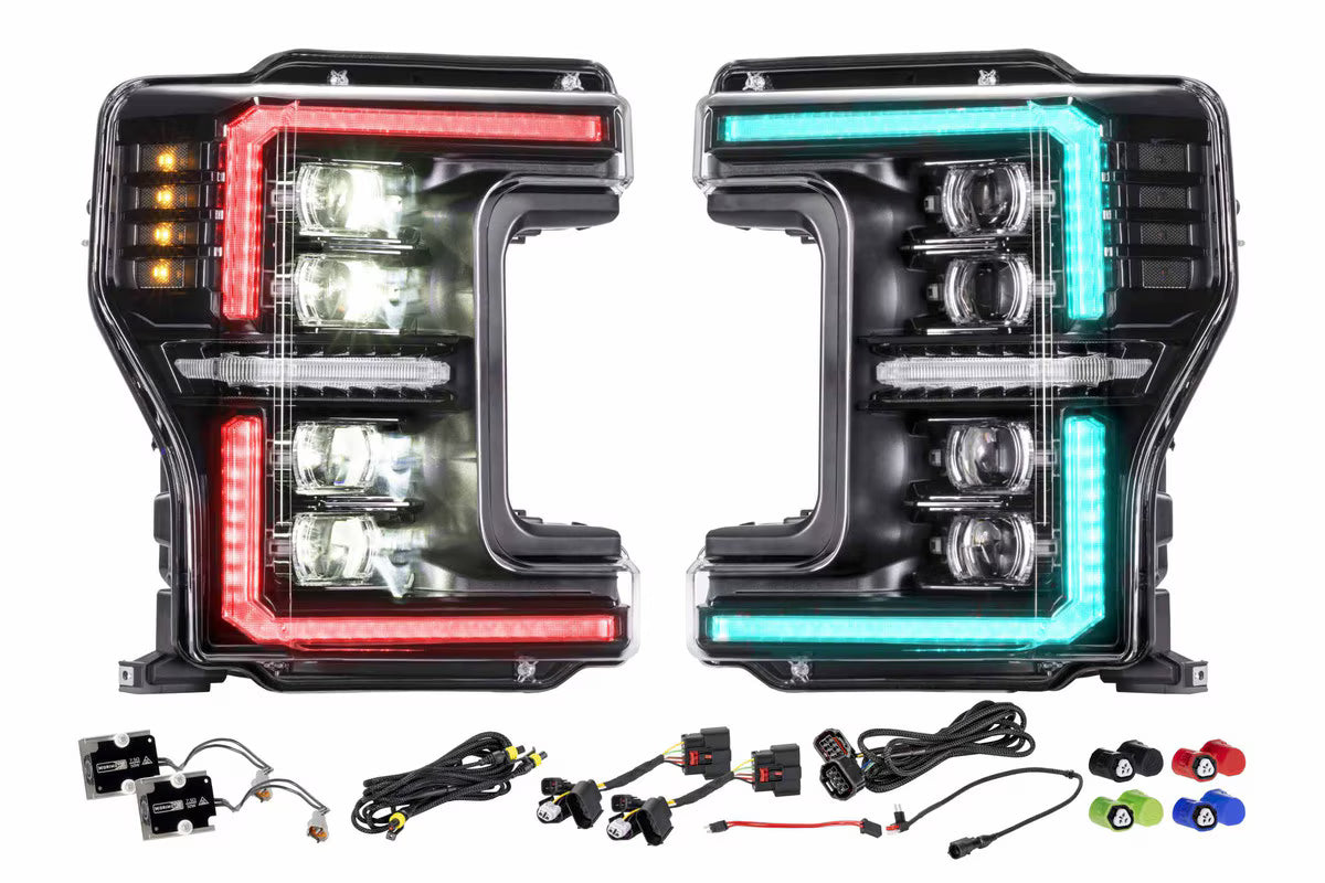 2017-2019 Powerstroke XRGB EVO LED Headlights (LF2-503R)