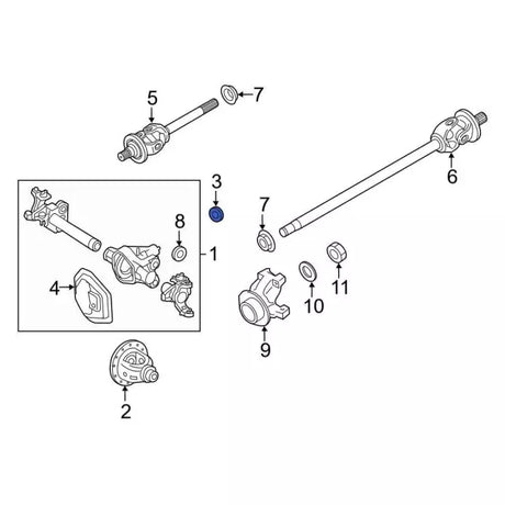 2017-2025 Powerstroke Differential Pinion Seal