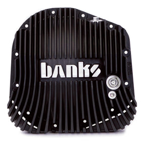 1985-2019 Powerstroke Ram Air Black Ops Differential Cover (19258)-Differential Cover-Banks Power-19258-Dirty Diesel Customs