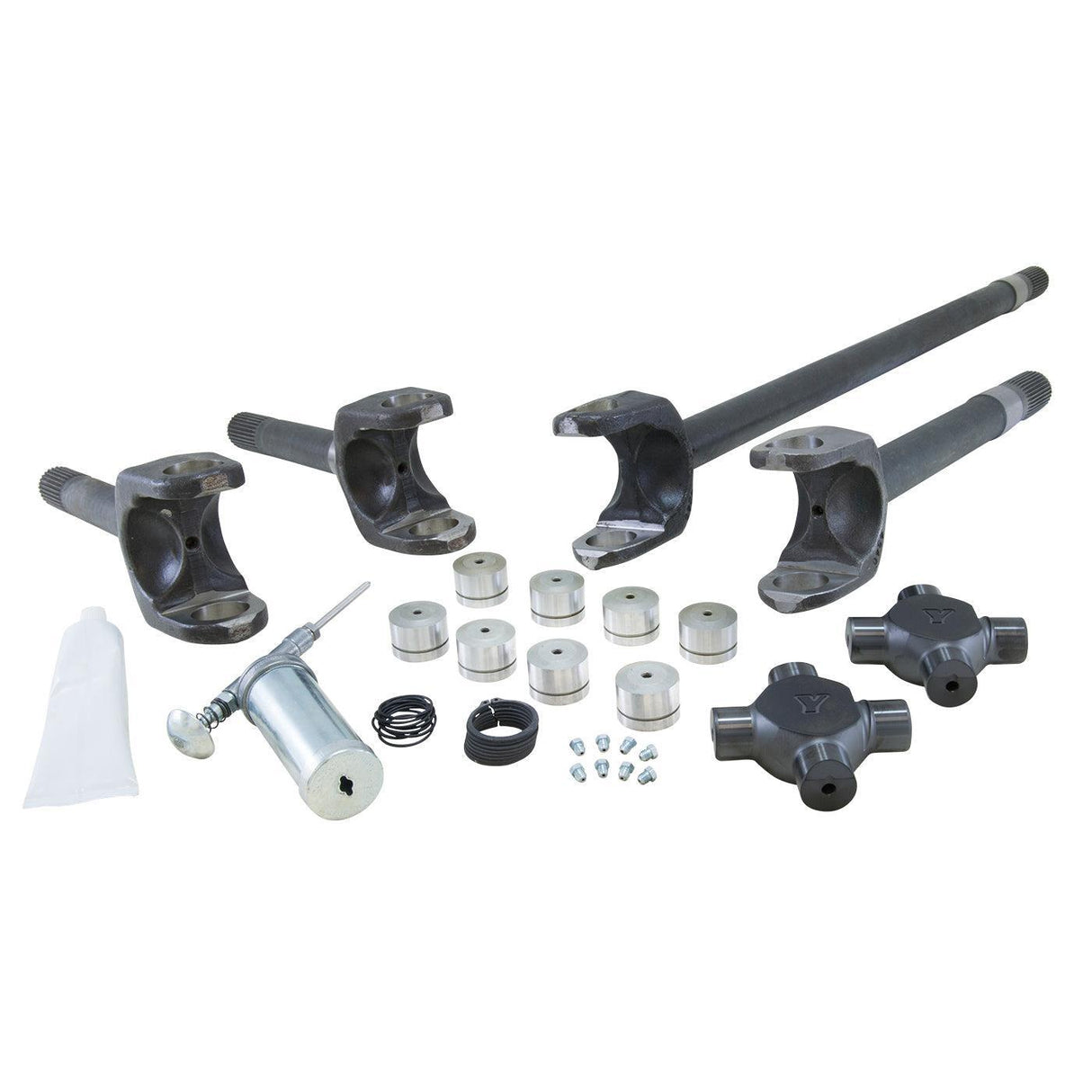 1988-1997 Powerstroke Chromoly Front Axle Kit Dana 60 35 Spline w/Super Joints (ZA W26020)-Front Axle Assembly-USA Standard Gear-Dirty Diesel Customs