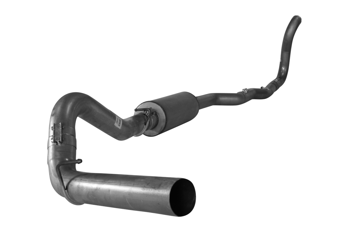 1989-1993 Cummins 4" Turbo Back Exhaust w/ Muffler (FLO-847)-Turbo Back Exhaust System-Flo-Pro-411110-Dirty Diesel Customs