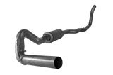 1989-1993 Cummins 4" Turbo Back Exhaust w/ Muffler (FLO-847)-Turbo Back Exhaust System-Flo-Pro-411110-Dirty Diesel Customs