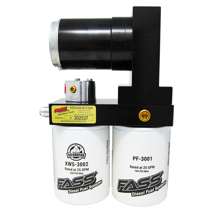 1989-1993 Cummins Titanium Signature Series 165GPH Lift Pump (TSD02165G)-Lift Pump-Fass Fuel Systems-Dirty Diesel Customs
