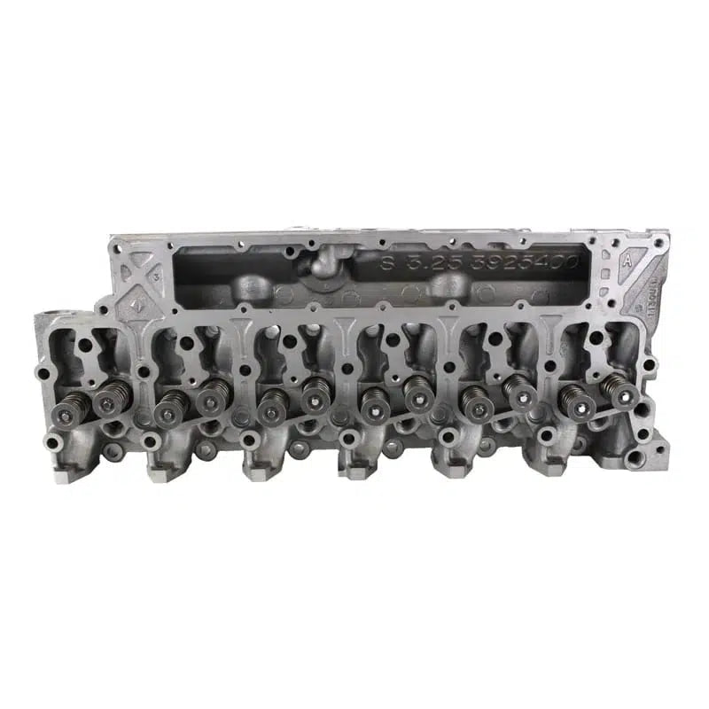 1989-1998 Cummins Premium Stock Plus Head w/ Fire Rings (PDM-12VSTKH-FR)-Cylinder Head-Industrial Injection-Dirty Diesel Customs