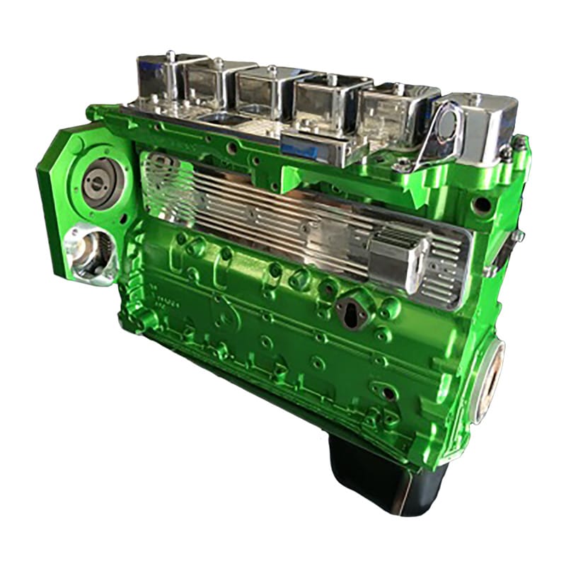 1989-1998 Cummins Premium Stock Plus Long Block (PDM-12VSTKLB)-Engine Block-Industrial Injection-Dirty Diesel Customs