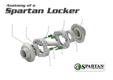 1989-2002 Cummins & 1999-2015 Powerstroke Spartan Locker Spring & Pin Kit for Dana 60 Differential (SL SPRING-LRG)-Differential Components-USA Standard Gear-Dirty Diesel Customs