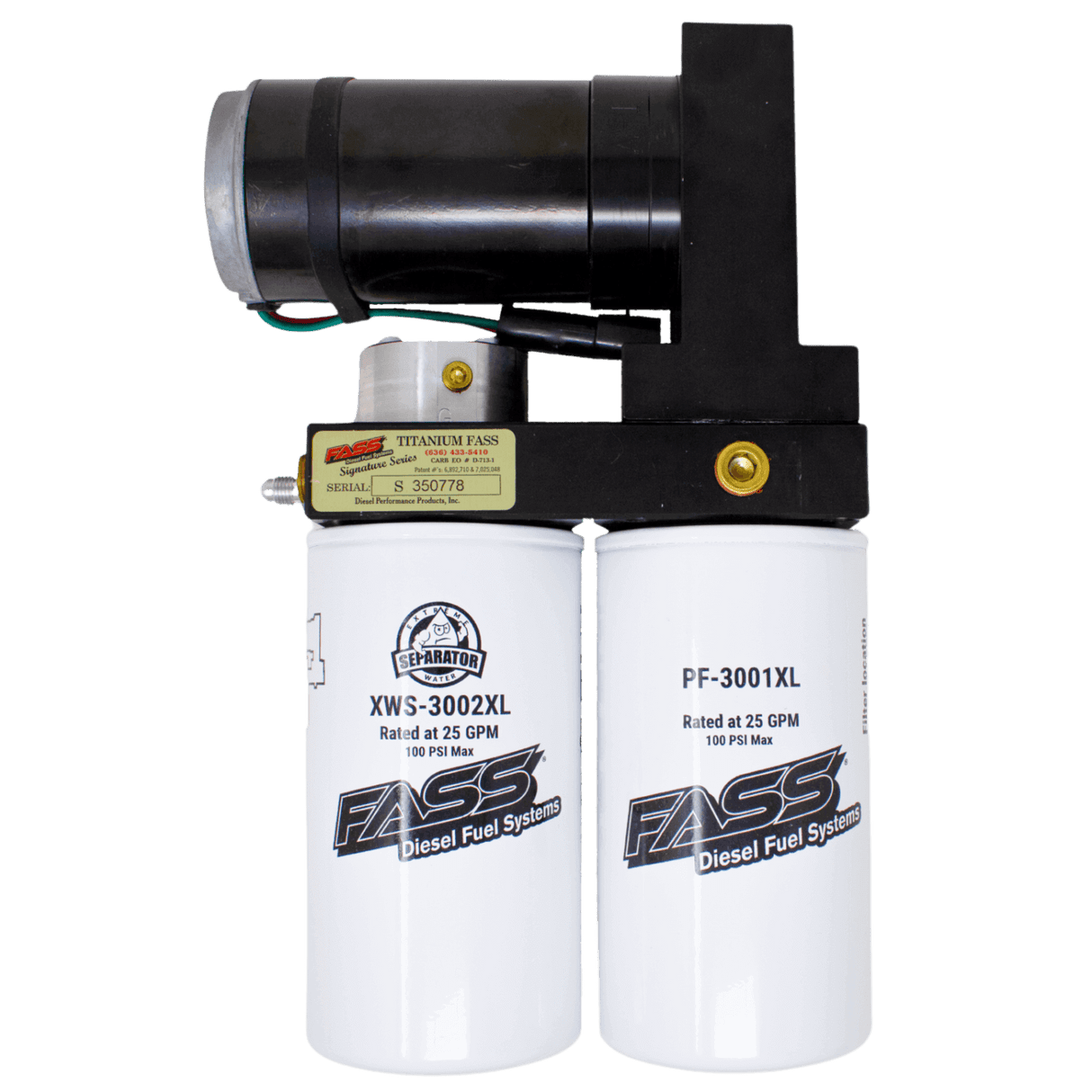 1989-2024 Universal Industrial Series 140GPH Lift Pump (IND180F140G)-Lift Pump-Fass Fuel Systems-Dirty Diesel Customs