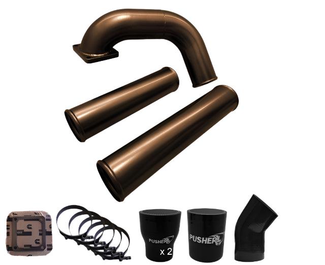 1991.5-1993 Cummins Intercooler Intake System (PDC9193KW)-Intake Manifold-Pusher-Dirty Diesel Customs