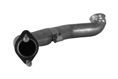 1994-1997 Powerstroke 2-Piece Downpipe (FLO 858)-Downpipe-Flo-Pro-421111-Dirty Diesel Customs