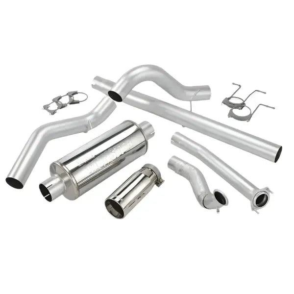 1994-1997 Powerstroke 4" Turbo Back Exhaust System w/ Muffler (46299)-Turbo Back Exhaust System-Banks Power-46299-Dirty Diesel Customs