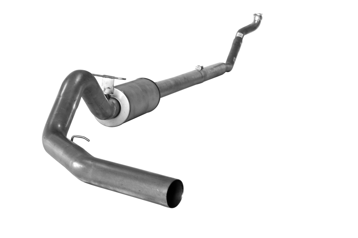 1994-1997.5 Powerstroke 4" Turbo Back Exhaust System w/ Muffler (FLO-821)-Turbo Back Exhaust System-Flo-Pro-421107-Dirty Diesel Customs
