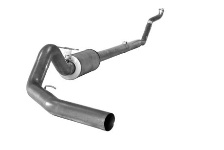 1994-1997.5 Powerstroke 4" Turbo Back Exhaust System w/ Muffler (FLO-821)-Turbo Back Exhaust System-Flo-Pro-421107-Dirty Diesel Customs