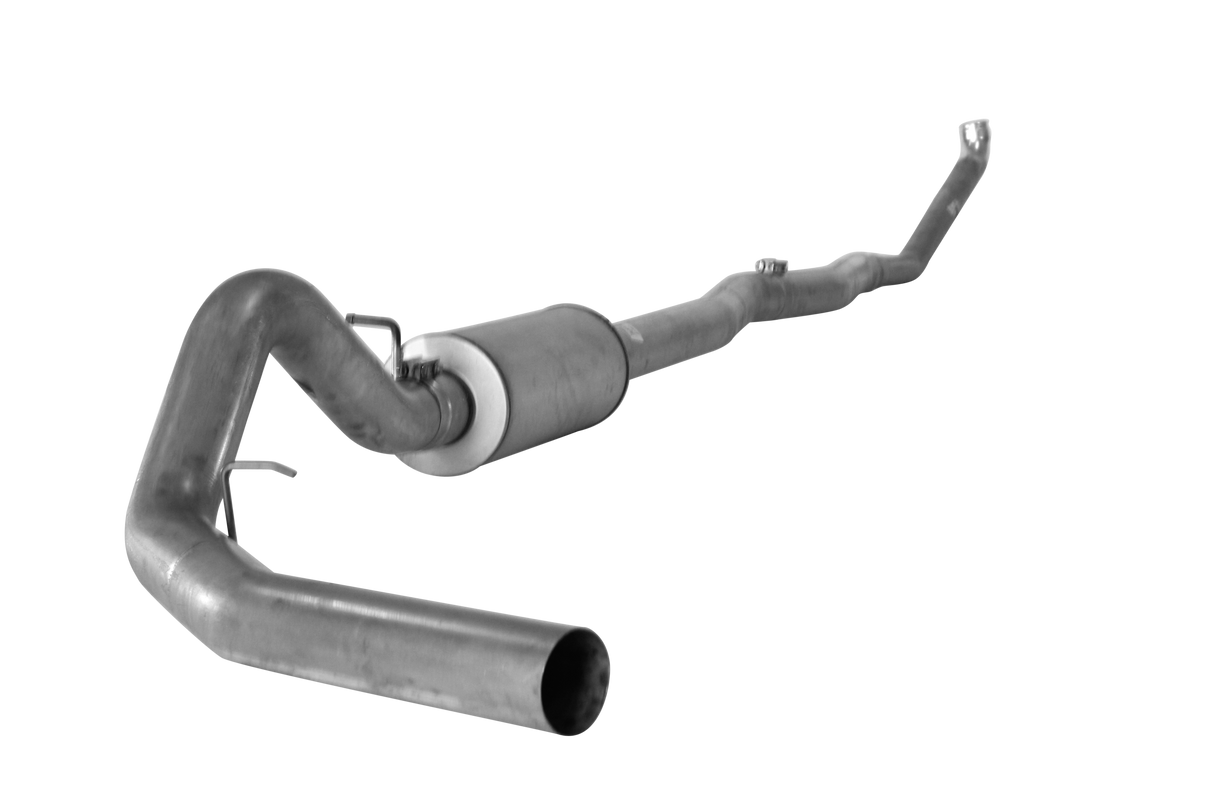 1994-2000 GM 6.5L 4" Turbo Back Exhaust w/ Muffler (FLO 822)-Turbo Back Exhaust System-Flo-Pro-432120-Dirty Diesel Customs