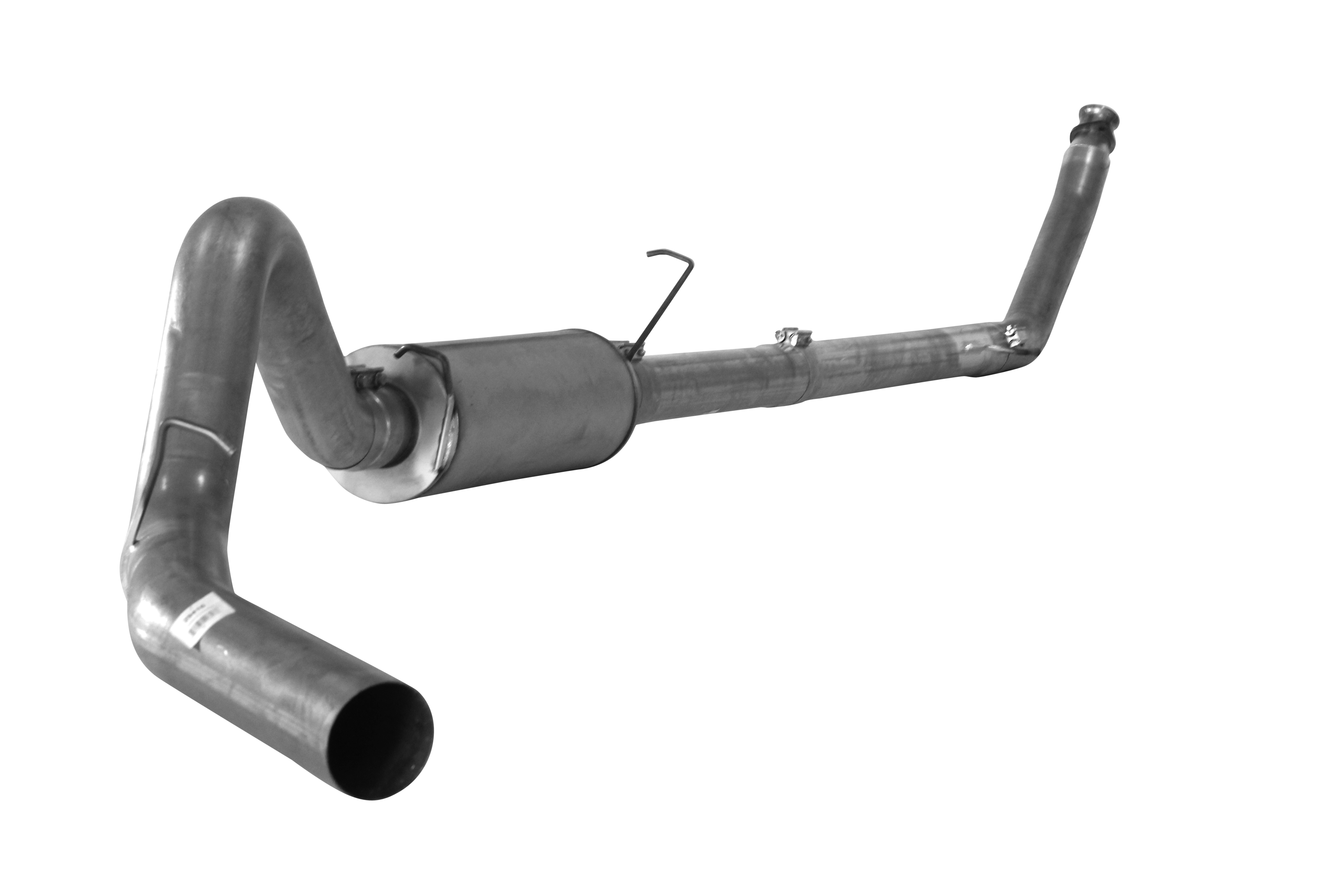 1994-2002 Cummins 4" Turbo Back Exhaust w/ Muffler (FLO 802)-Turbo Back Exhaust System-Flo-Pro-412117-Dirty Diesel Customs