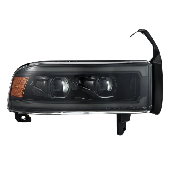1994-2002 Cummins LUXX-Series LED Headlights Alpha-Black (880355)-Headlights-AlphaRex-Dirty Diesel Customs