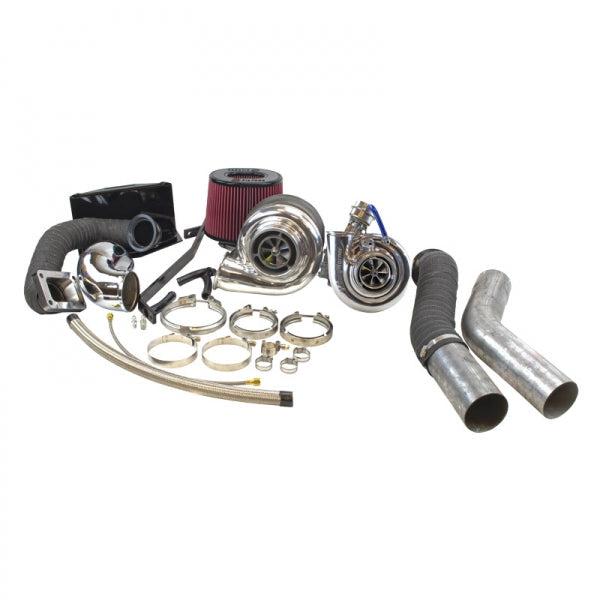 1994-2002 Cummins Race Compound Turbo Kit (229403)-Performance Turbocharger-Industrial Injection-Dirty Diesel Customs