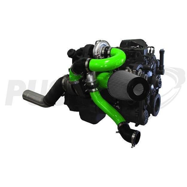 1998-2002 24V Cummins Low Mount Compound Turbo System (PDC9802LM)-Compound Turbo Kit-Pusher-PDC9802LMX_G-Dirty Diesel Customs