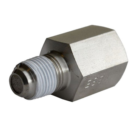 1998-2002 Cummins Snubber Adapter 1/8" NPT Male To 1/8" NPT Female Steel For Fuel Pressure (3279)-Fittings-Autometer-Dirty Diesel Customs